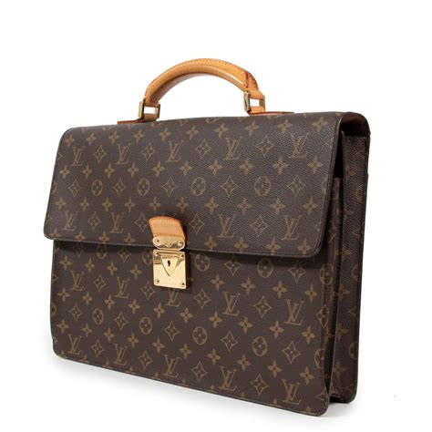 lv s lock briefcase|louis vuitton monogram briefcase.